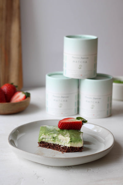 Matcha Chocolate Cheesecake Bar