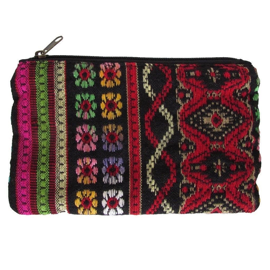 Aphorism Embroidered Carryall Pouch - Bijoux Closet