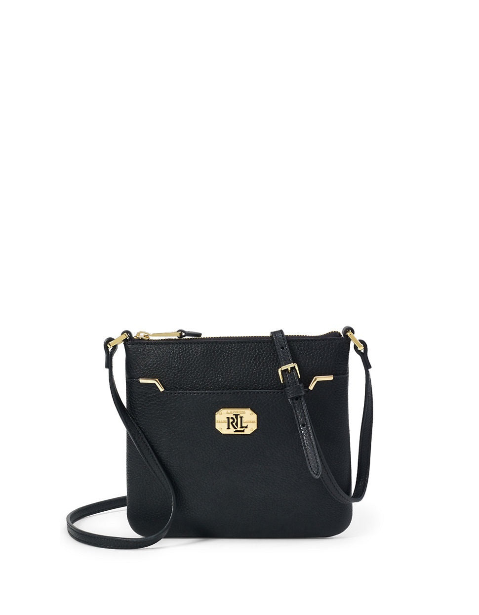 lauren ralph lauren leather crossbody bag