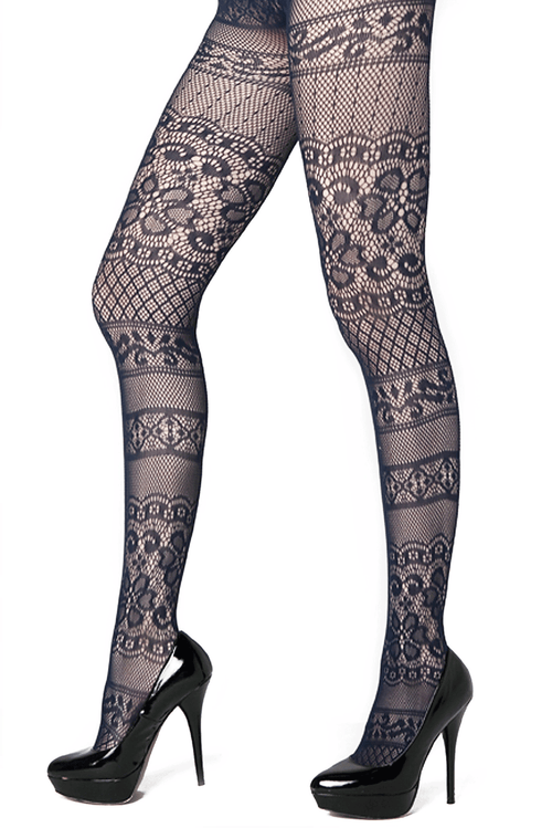 Stirring Peacock Feathers Fishnet Tights – ICONOFLASH