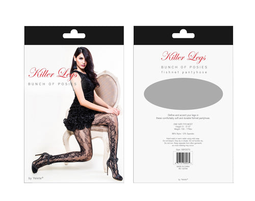 Chic Chevron Fishnet Tights ICONO FLASH