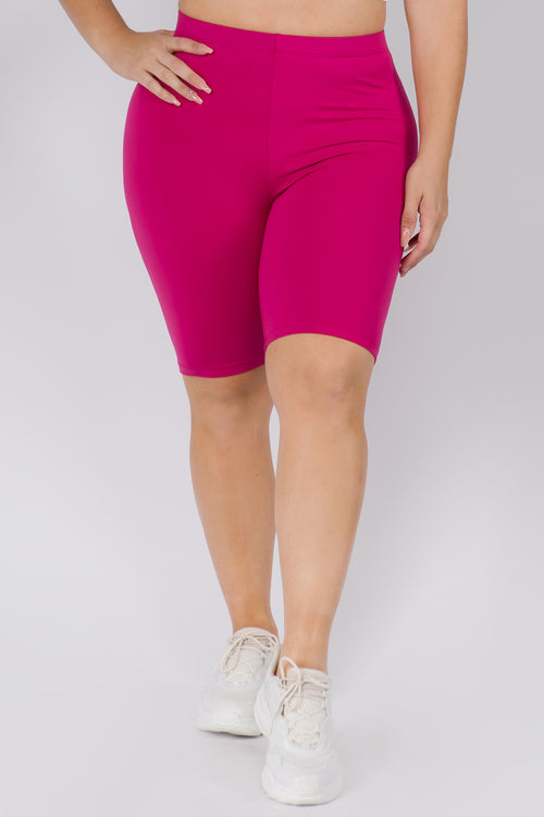 Plus Size FLX Affirmation High-Waisted Bike Shorts