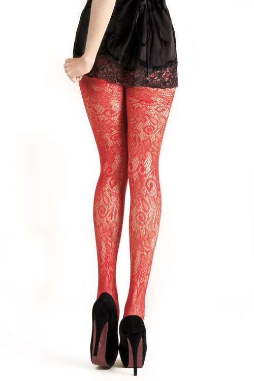 3 Leaf Clovers and Curlicue Vines Fishnet Tights – ICONOFLASH