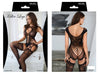 Two Piece Garter Fishnet Bodystocking