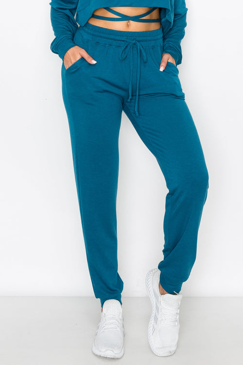 Women's Sporty Chic Scuba Joggers – ICONOFLASH