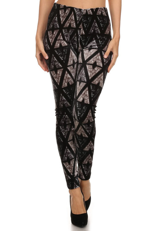 The LOVE Tribal Velour Legging katambra