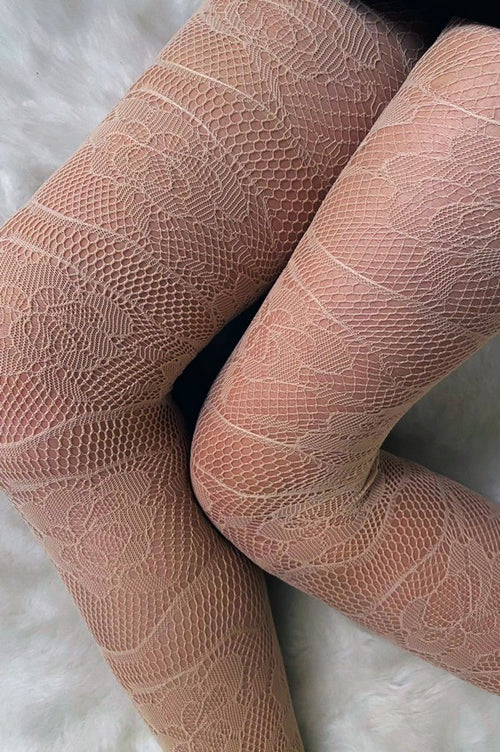 Lady's Fashion Designed Fish Net Pantyhose