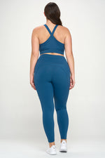 Plus Size Ultra-Soft Active Set with Tech Pockets