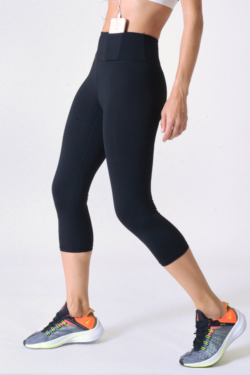 Active 5 Pocket Capri Leggings for Sports Running Tights Exercise Fitness  Leggings – ICONOFLASH