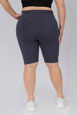 Plus Size Sirsasana High Rise Active Biker Shorts