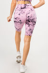 Wild and Free Active Tie-Dye Print Biker Shorts