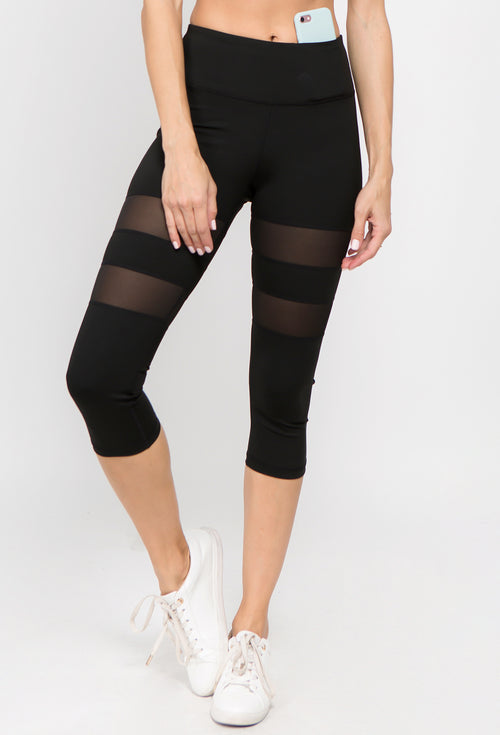 Active Sexy Cross Mesh Yoga Pant Workout Leggings- High Waist – ICONOFLASH