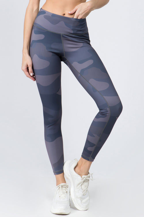 All Fenix Python Blue Snake Snakeskin Print High Rise Active Leggings Small  - $25 - From Abigail