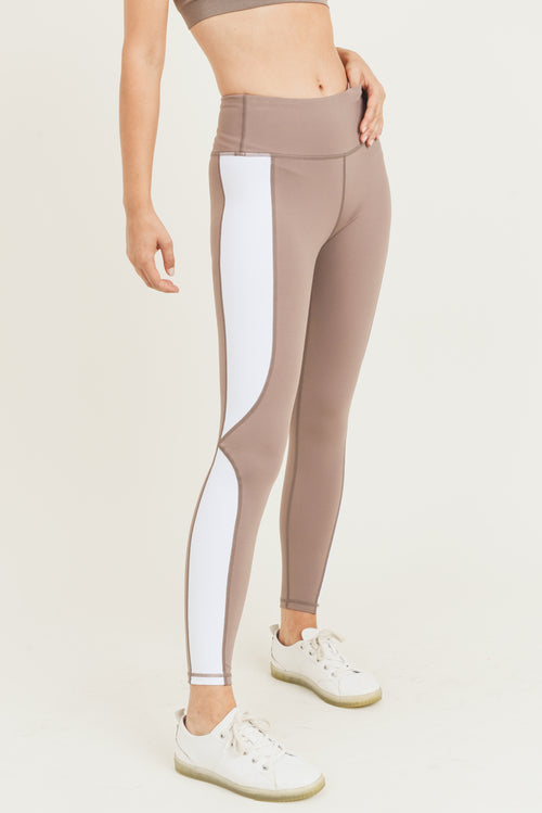 Leggings (Soho), Colorblock Smokey - Mod Thread