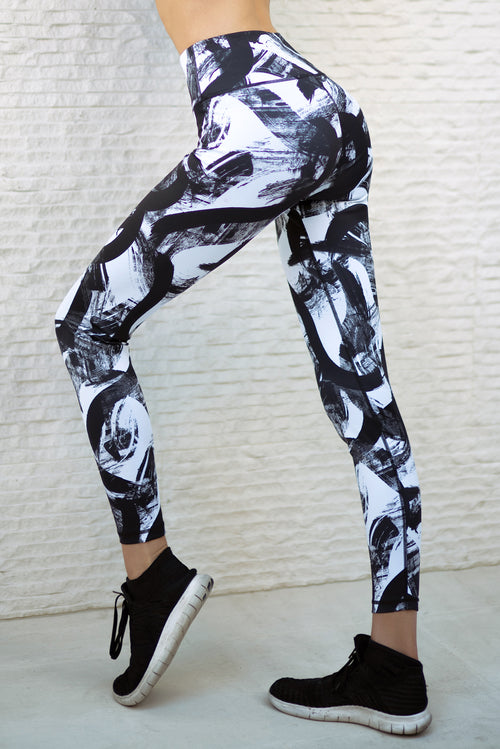 Midnight Paint Splatter Active Leggings – ICONOFLASH