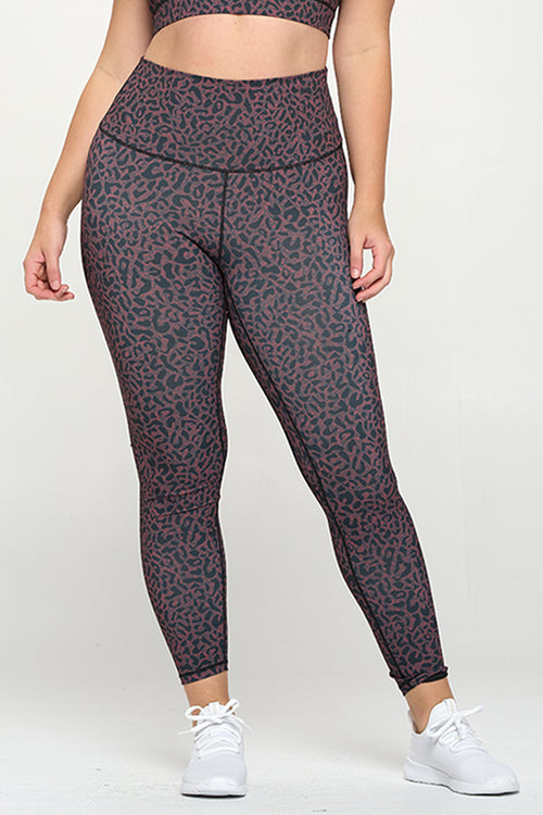 Plus Size Soft Leopard Print Leggings – ICONOFLASH