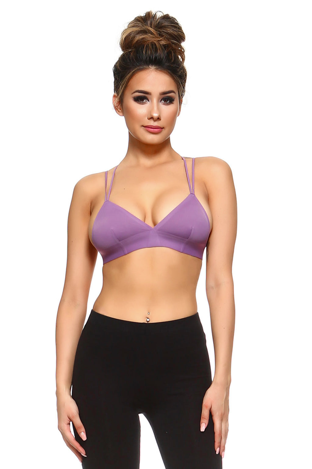 Perfectly Seamless Strappy Cross Back Bralette katambra