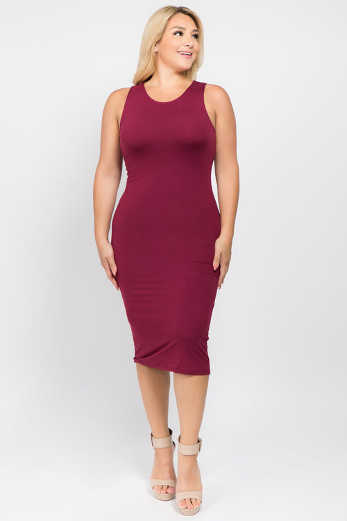 Plus Size A Slip of a Dress – ICONOFLASH