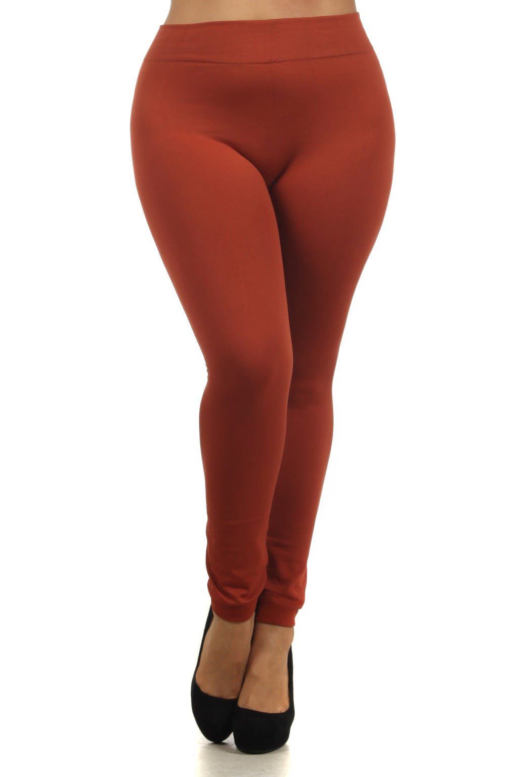 Plus Size Seamless Fleece Lined Legging katambra