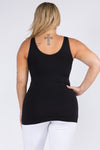 Plus Size Seamless Reversible V or U Tank Top