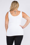 Plus Size Seamless Reversible V or U Tank Top