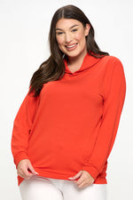 Plus Size No Strings Attached Side Pocket Hoodie