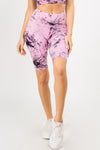 Wild and Free Active Tie-Dye Print Biker Shorts