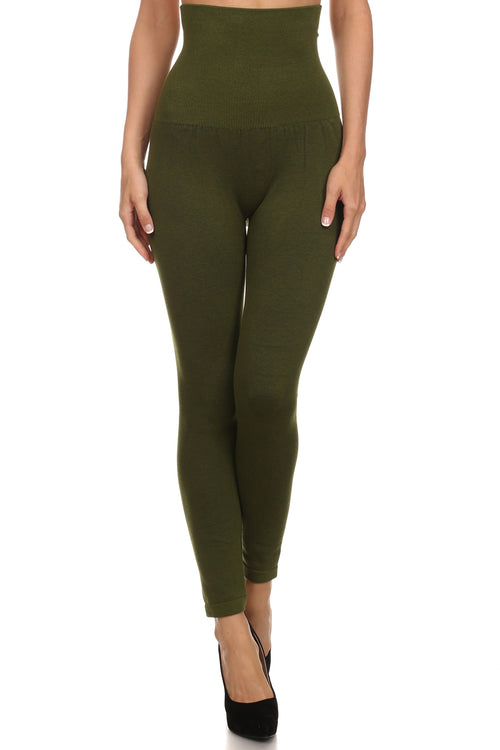 Seamless French Terry Lined Leggings – ICONOFLASH