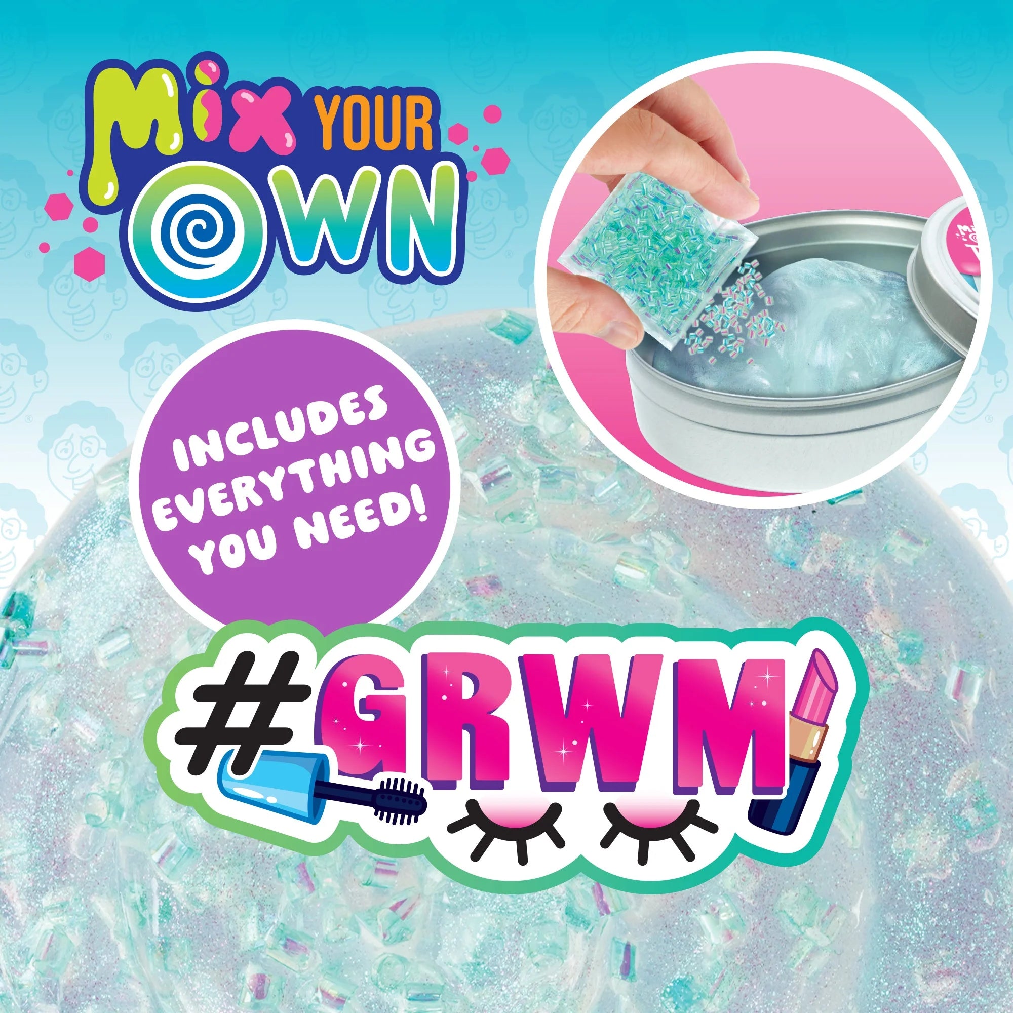 Crazy Aaron’s Thinking Putty - GRWM - Mix it Full Size 4" Tin