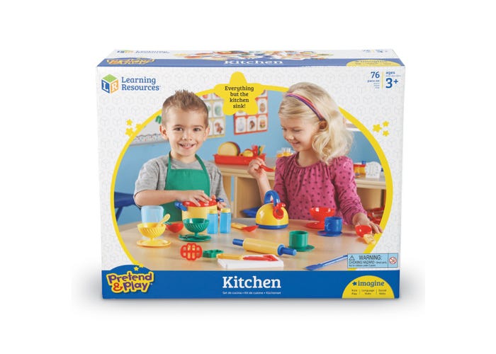 learning resources pretend and play kitchen set