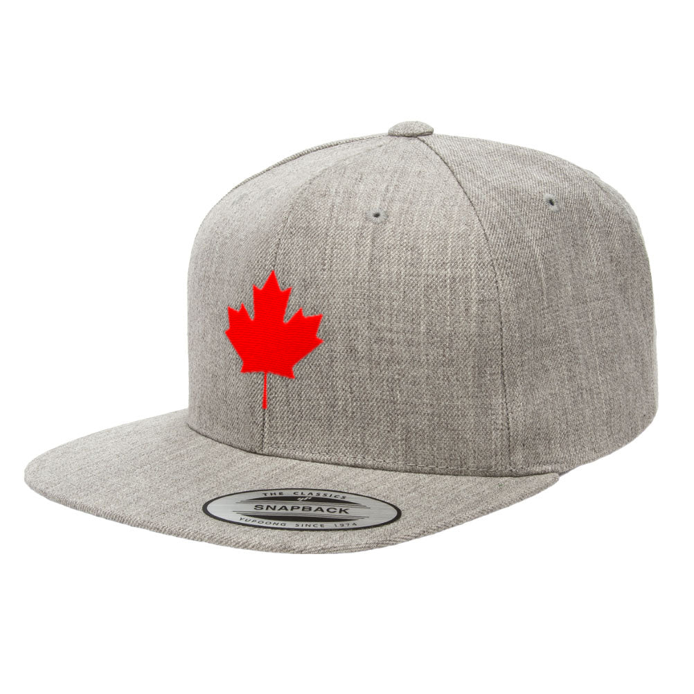 Canada Maple Leaf Flag Premium Snapback Canadian Hat 6089M – Official ...