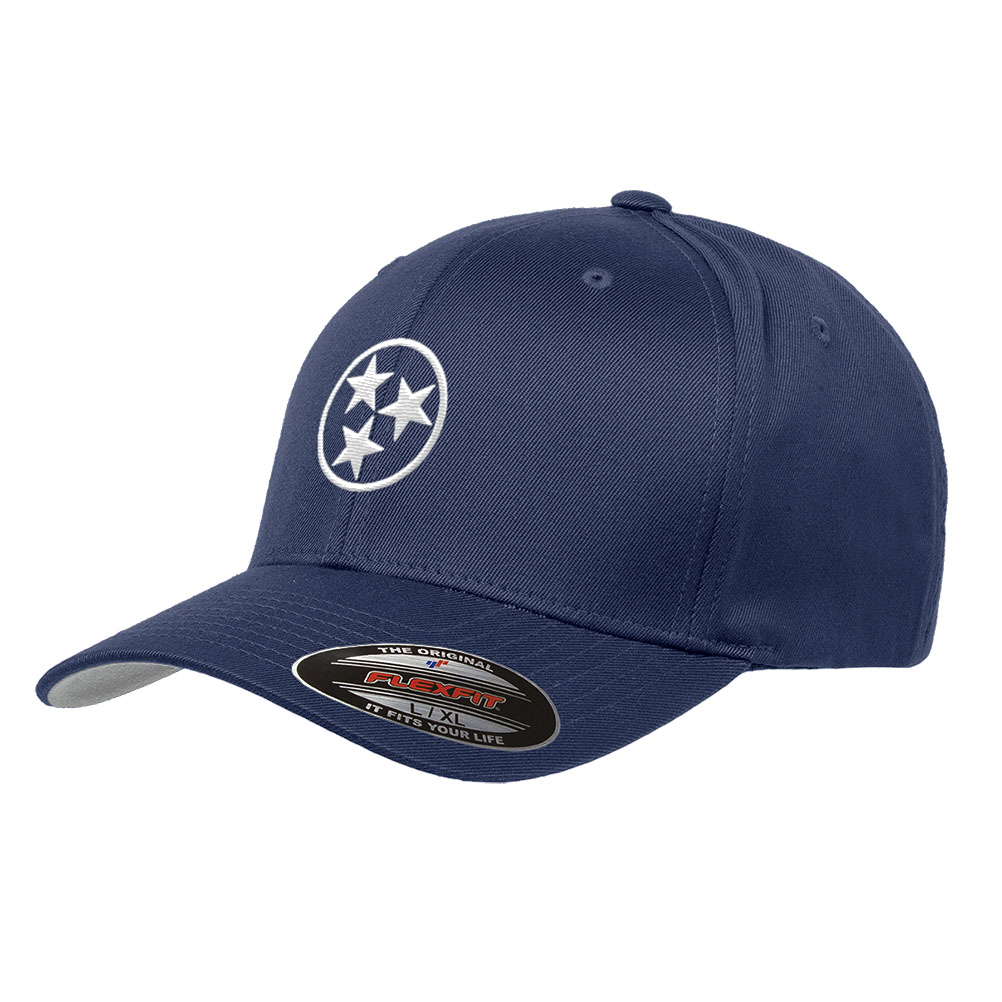 Dallas Cowboys D Flex Hat White