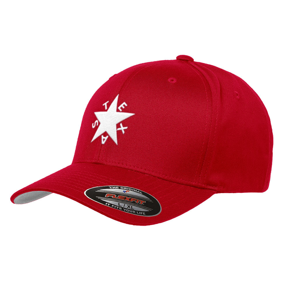 Texas State Flag Flexfit Premium Official Hat Classic 6277 Yupoong Hat Flag – Combed Wooly