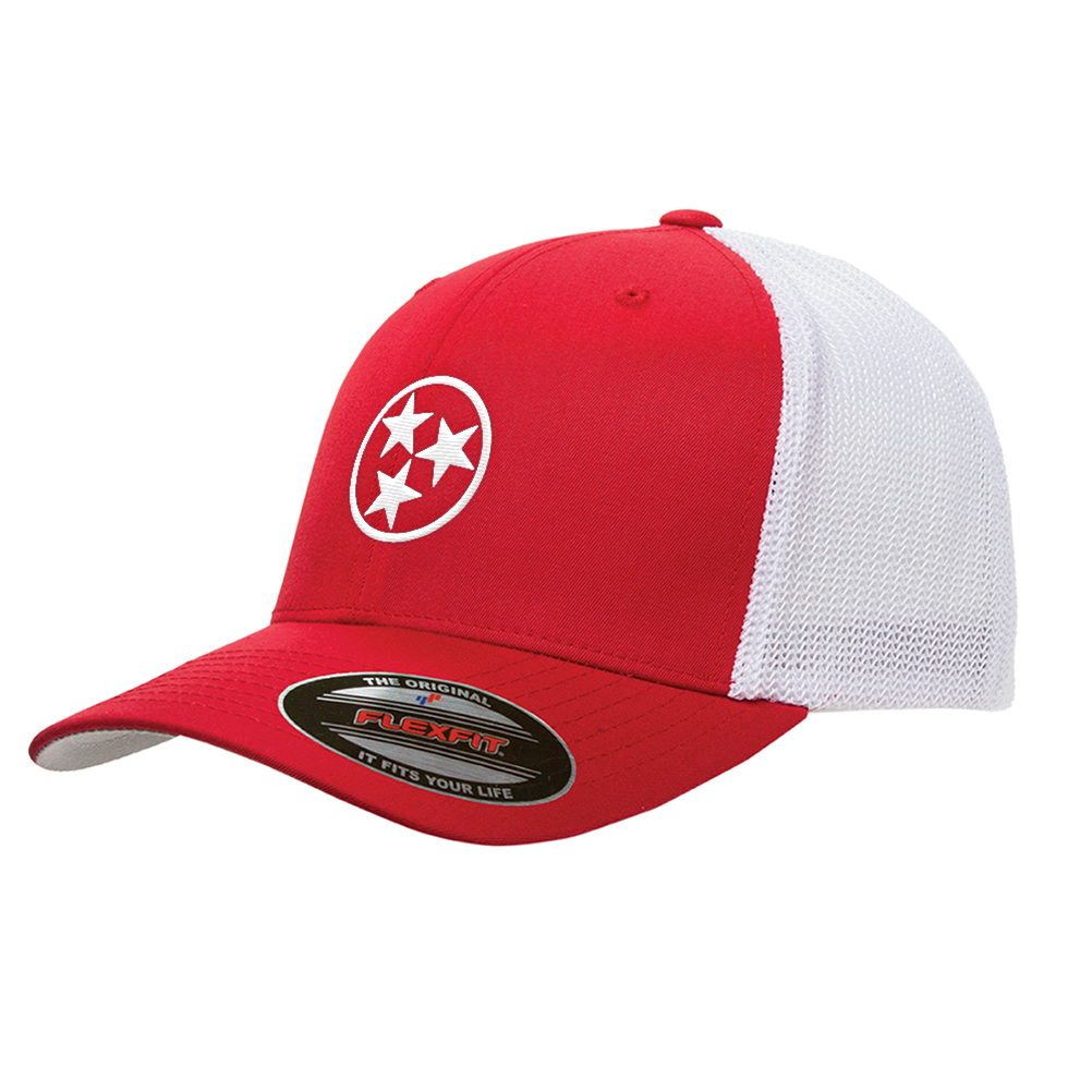 Nashville Tennessee State White Flag Trucker Mesh Hat 6006 – Official ...