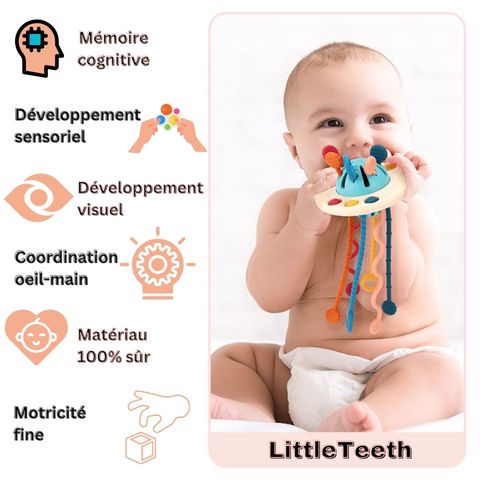 Jouet de dentition sensoriel  LittleTeeth – Bébé Paradis