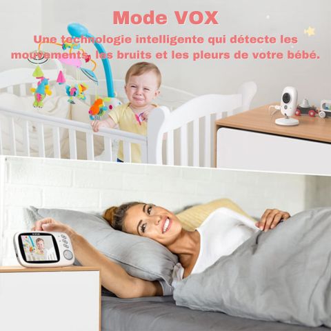 Babyphone vidéo - caméra de surveillance longue portée | BabyWatch