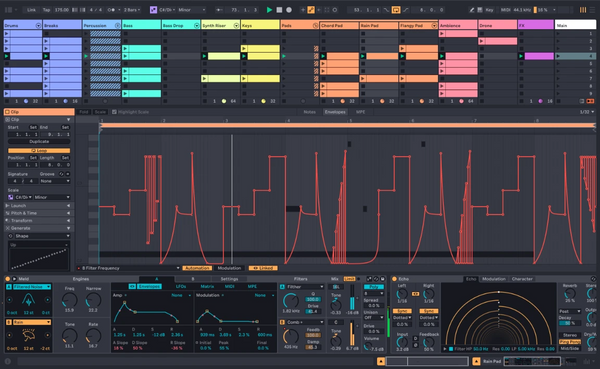 Ableton Live Intuitive interface