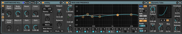 Ableton Mid Side Mastering Effect Rack