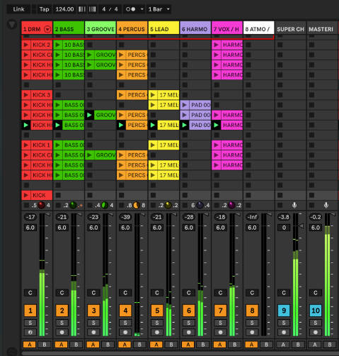Ableton Live Session View