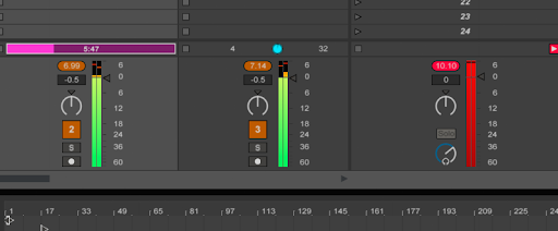 Ableton fader clipping
