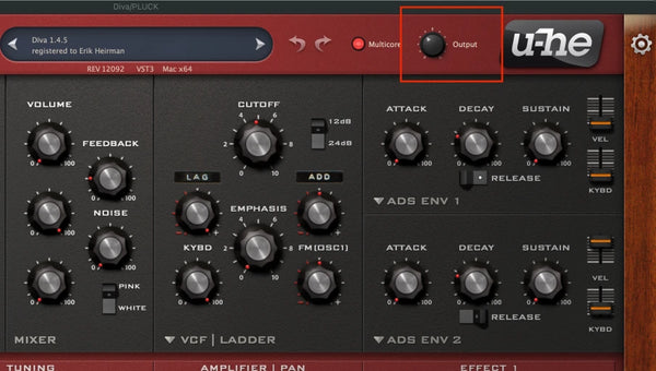 Avoid clipping by reducing instrument output