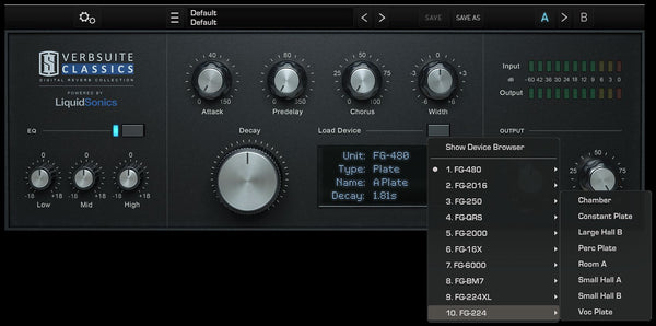 Slate Digital Verbsuite Classics recommended reverb