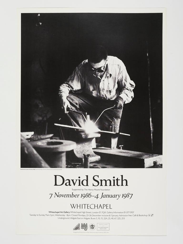 David Smith exhibition poster (1986) – Whitechapel Gallery