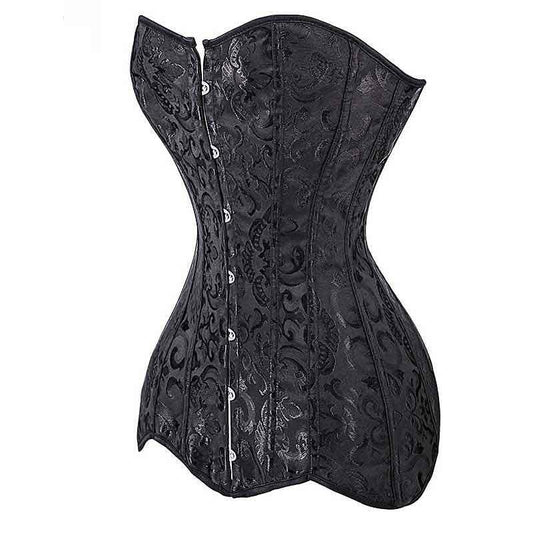 Victorian Underbust Corset, Edwardian Tightlacing Corset, Renaissance Corset  Lingerie, Black and White Print Corset, Victorian Style, Gothic -   Canada