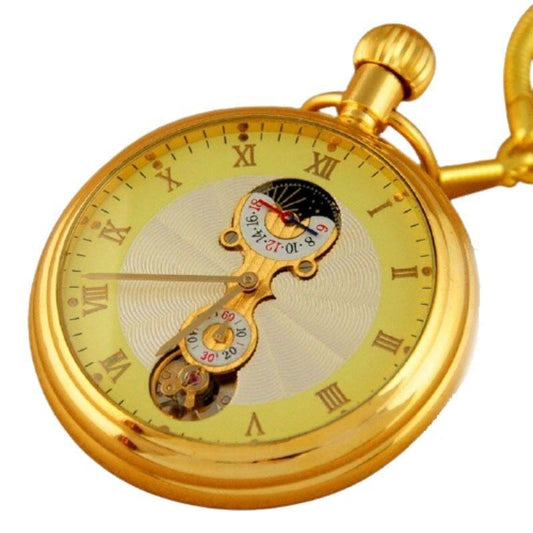 moon phase pocket watch