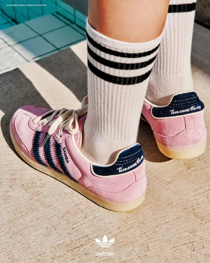 Adidas samba x Notitle rosa