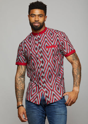 Amir African Print Shirt