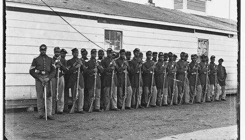 first black company fighting in the American Civil War