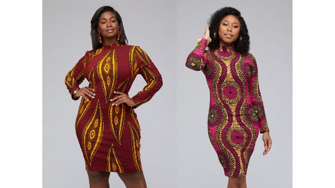 Dess African Print Dress