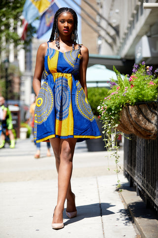 Halima African Print Dress